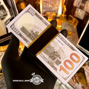 دلار سینمایی باند طلایی 100 برگی انارکالا